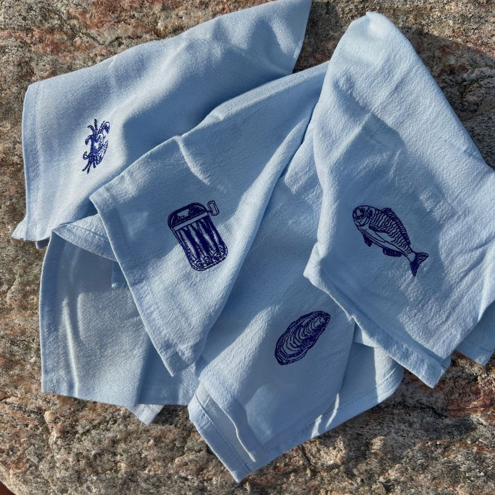 Midnatt Napkin Set Josefin La Mer
