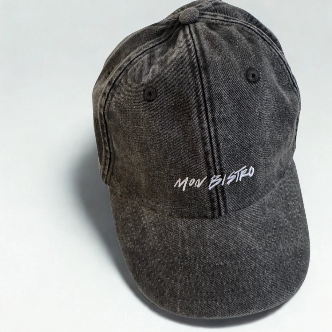Mon Bistro Cap Off-Black