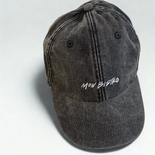 Mon Bistro Cap Off-Black