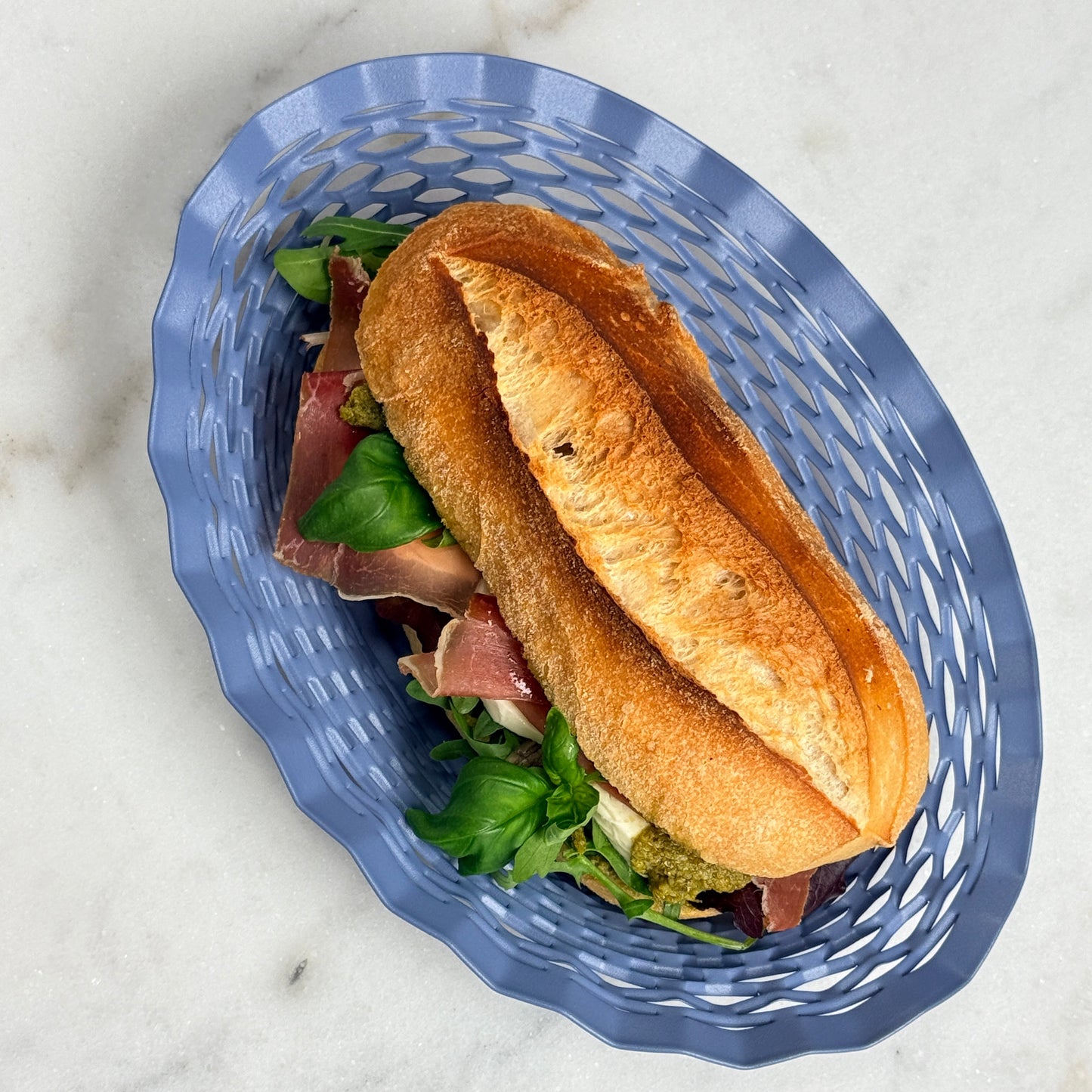 Bread Basket Medium Pastel Blue