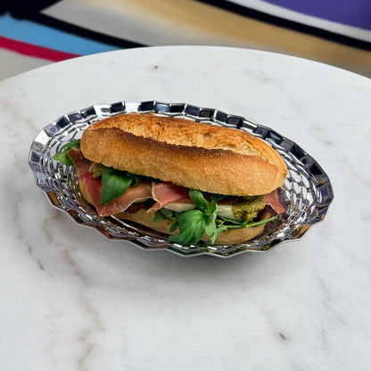 Bread Basket Stainless Steel Medium