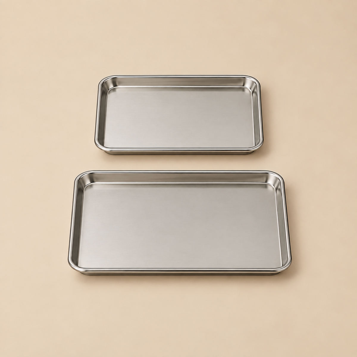 Mon Bistro Fast Food Tray Stainless Steel