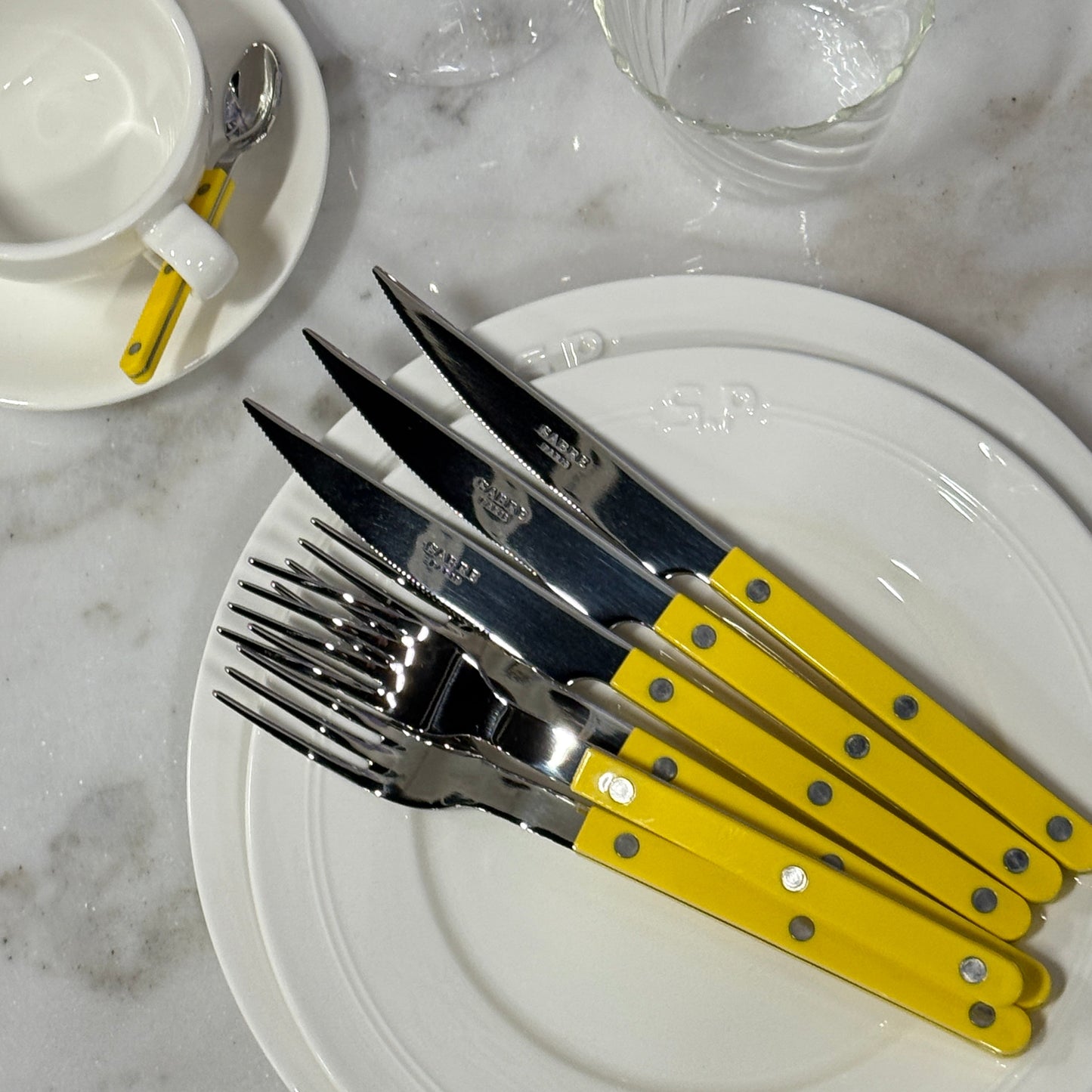 Sabre Cutlery Set Yellow