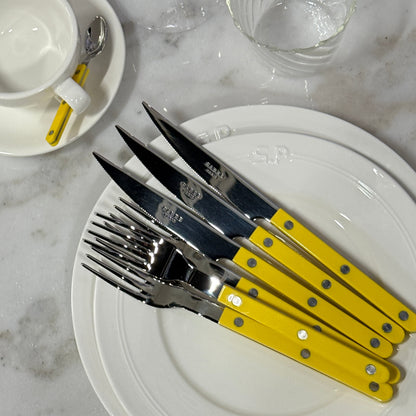 Sabre Cutlery Set Yellow