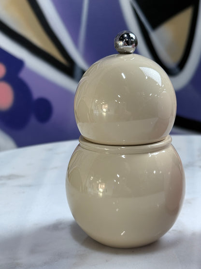 Lille spole salt- og peberkværn beige