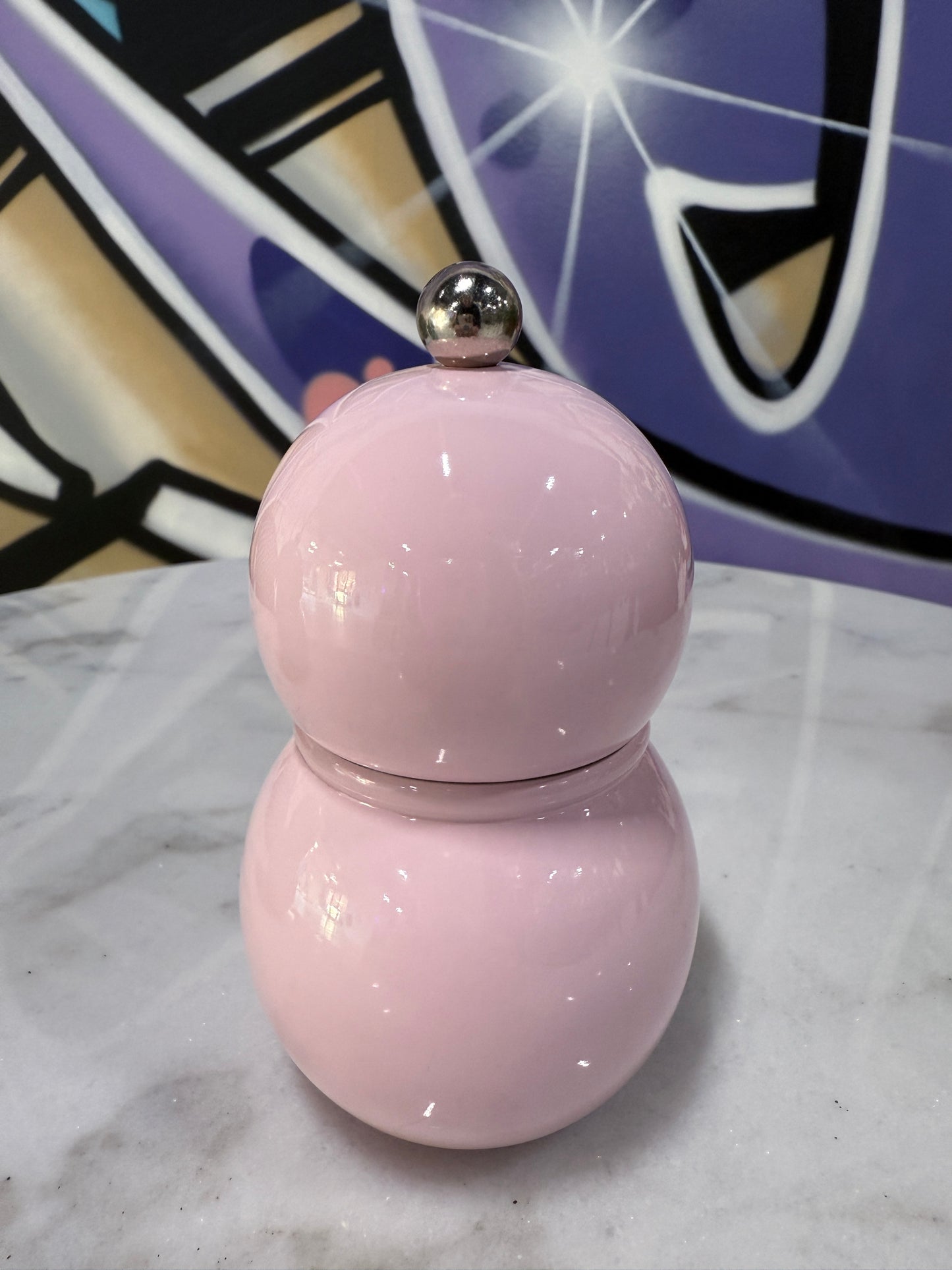 Small Bobbin Salt & Pepper Mill Pink