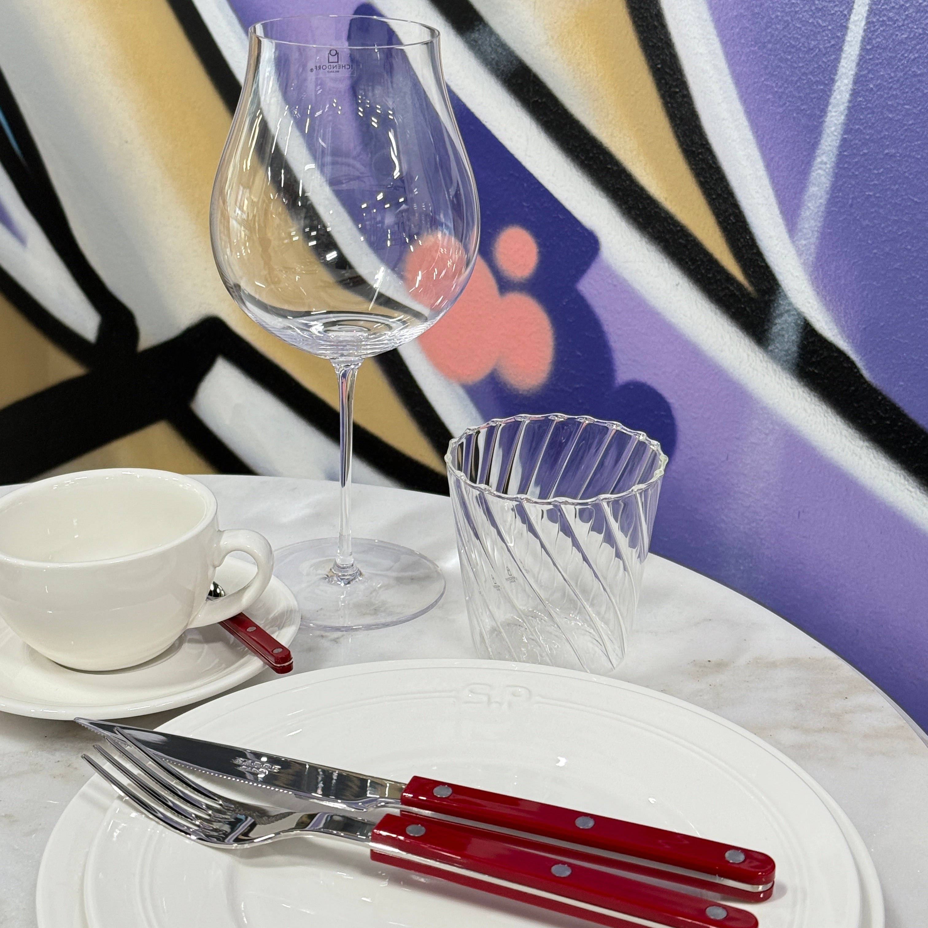 Sabre Paris Cutlery Set 24 pcs Burgundy – Mon Bistro & Friends
