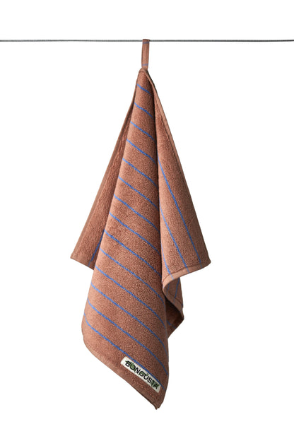 Bongusta Towels Brown & Blue