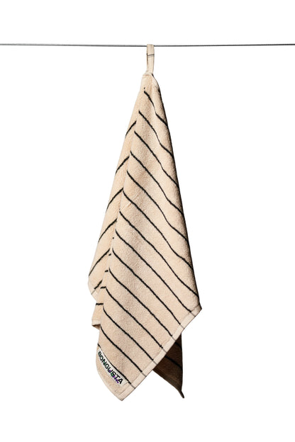 Bongusta Towels Beige & Black
