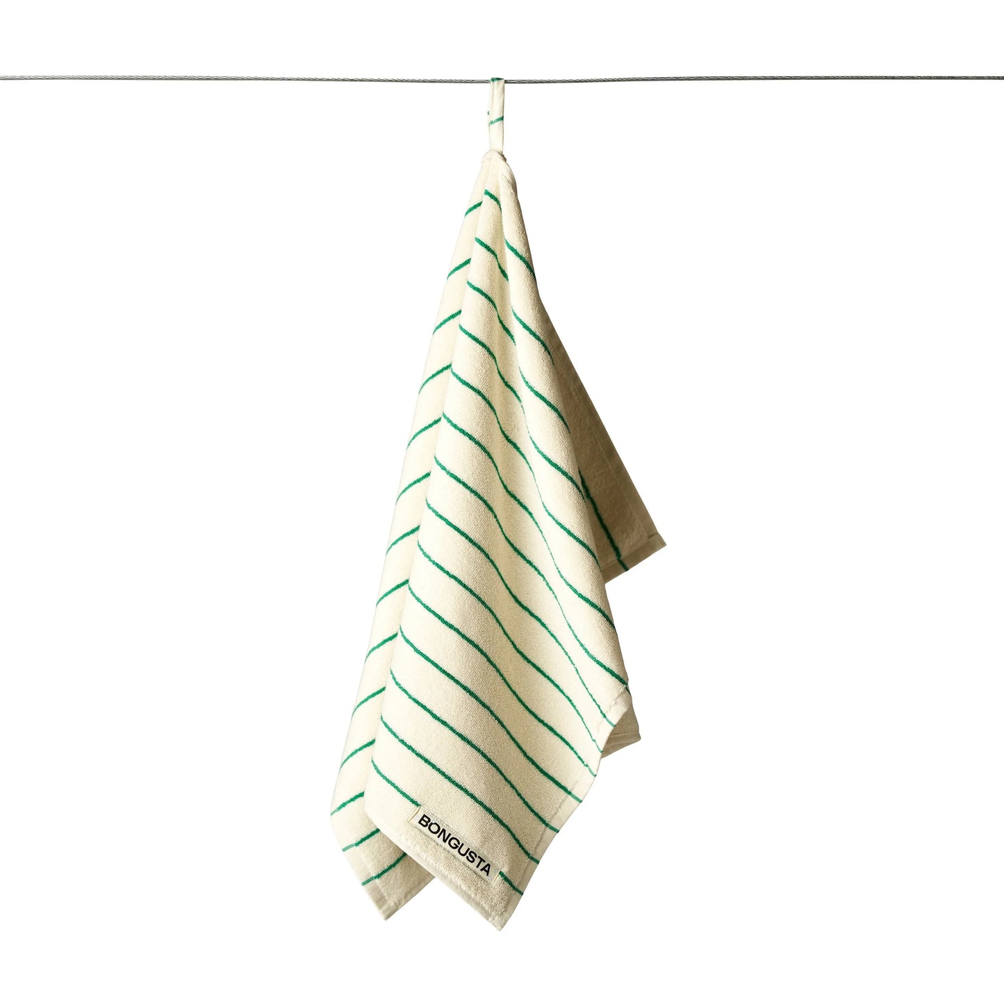Bongusta Towels White & Green