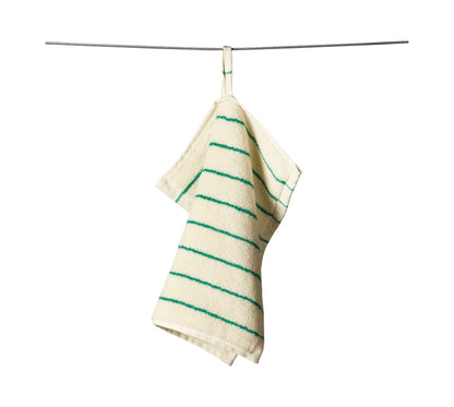 Bongusta Towels White & Green