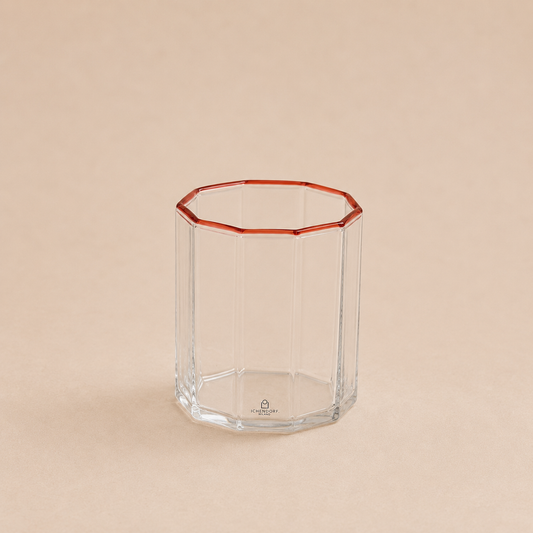 Octave Water Glass Red