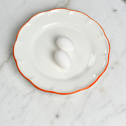 Dinner Plate Orange Line