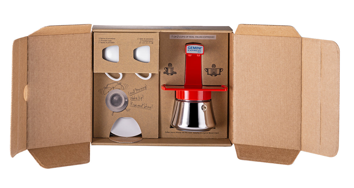 Gemini Espresso Maker Red