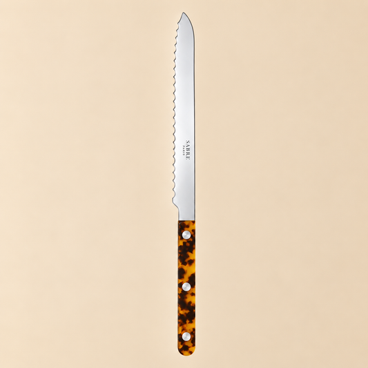 Saber Paris Bread Knife Faux Tortoise