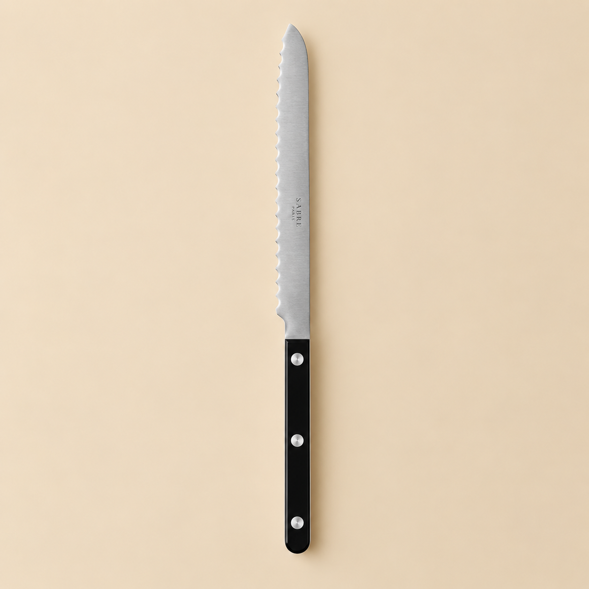 Sabre Paris Vintage Bread Knife Black