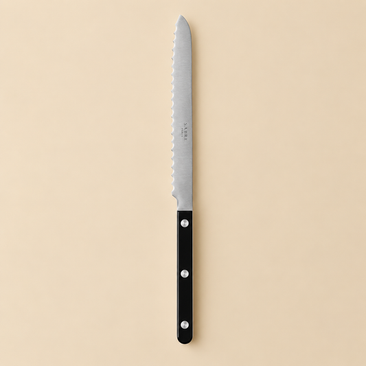 Sabre Paris Vintage Bread Knife Black