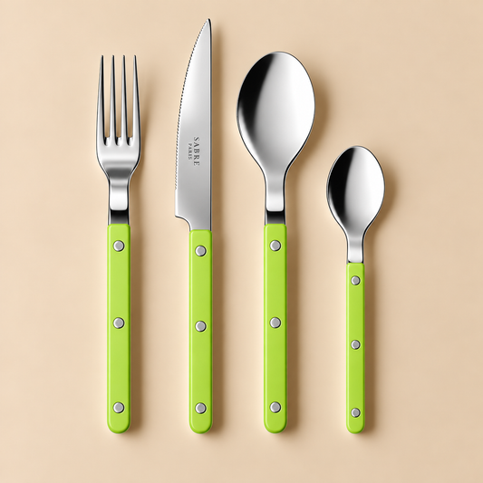 Ensemble de couverts Sabre Paris 24 pièces Citron vert