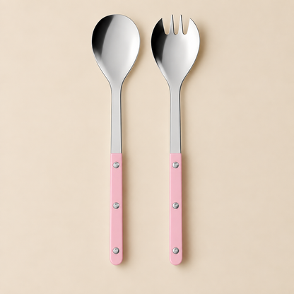 Juego de cubiertos para ensalada Sabre Paris rosa
