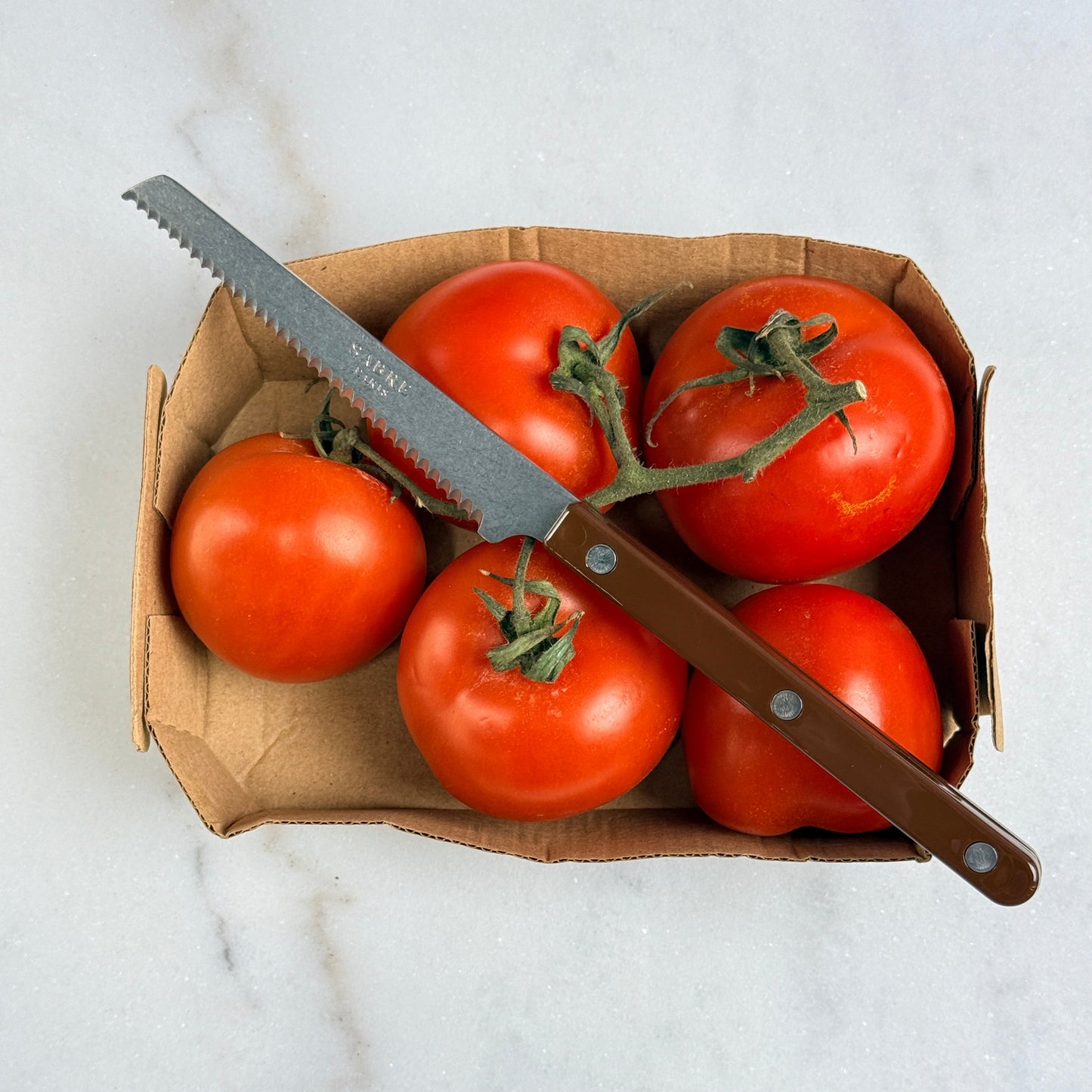 Sabre Vintage Tomato Knife Chocolate