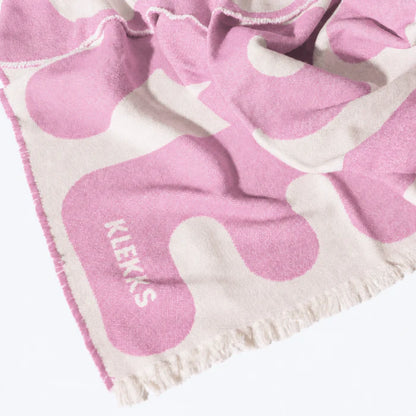 Klekks No. 11 Amore Pink Cotton Blanket