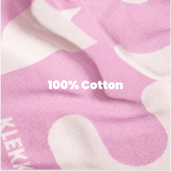 Klekks No. 11 Amore Pink Cotton Blanket