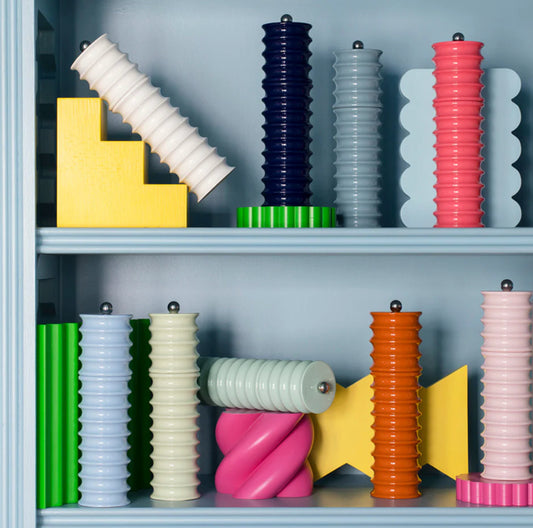 Twister Salt & Pepper Mill Light Blue