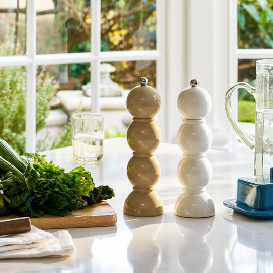 Bobbin Salt & Pepper Mill White