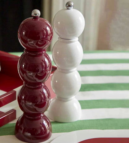 Bobbin Salt & Pepper Mill White