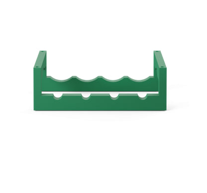 Massproductions Silo Stackable Wine Rack Green