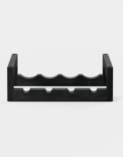 Massproductions Silo Stackable Wine Rack Black