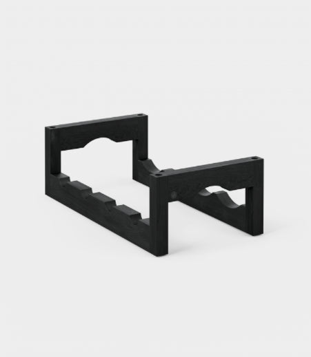 Massproductions Silo Stackable Wine Rack Black