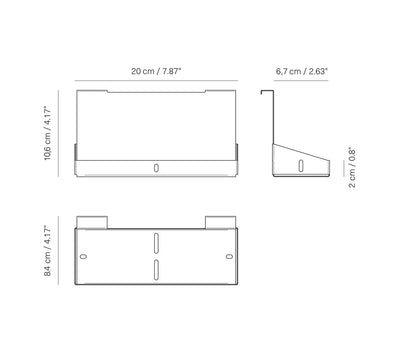 Veark Orange Rack Shelf