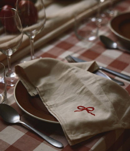 Midnight Napkin Set Bow