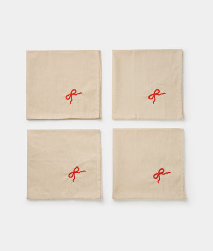 Midnight Napkin Set Bow