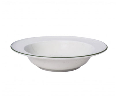 Pasta Plate Green Line