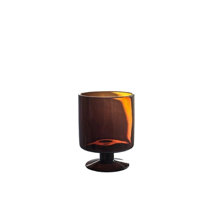 Stemmed Glass Brown