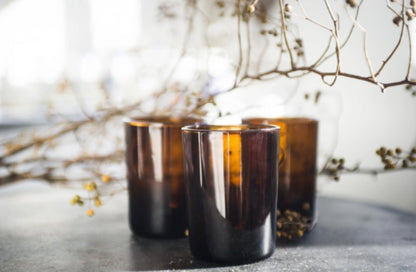 Water Glass Brown