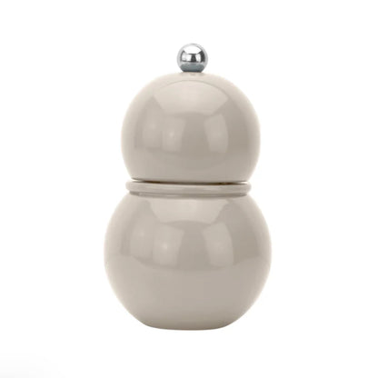 Liten bubblig pepparkvarn i beige