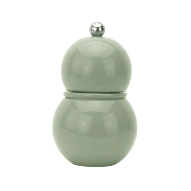 Small Bobbin Salt & Pepper Mill Sage