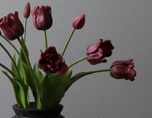 Triumph Tulip Bouquet Dark Purple