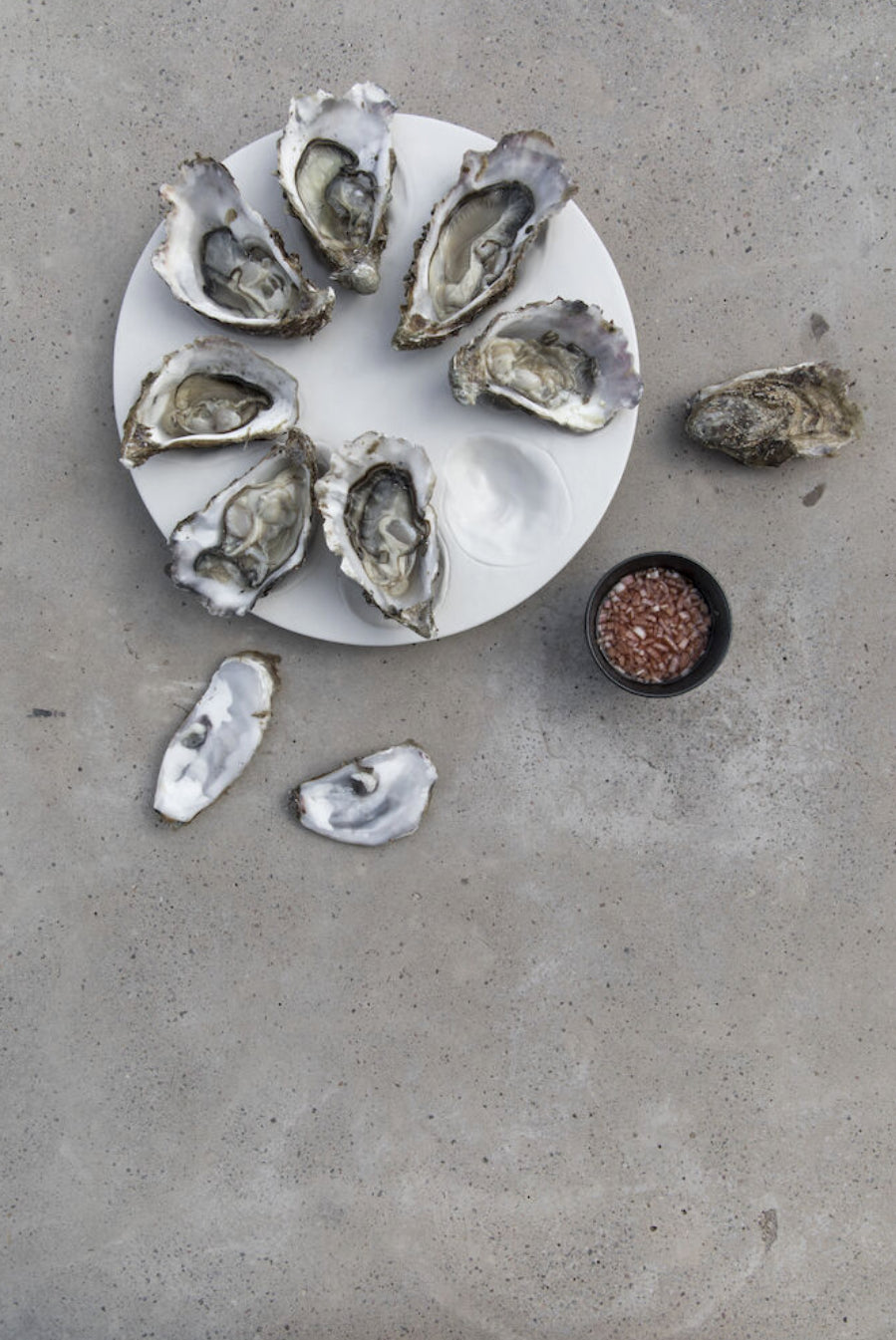 White Oyster Tray