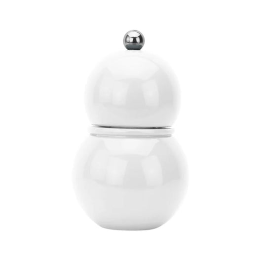 Small Bobbin Salt & Pepper Mill White