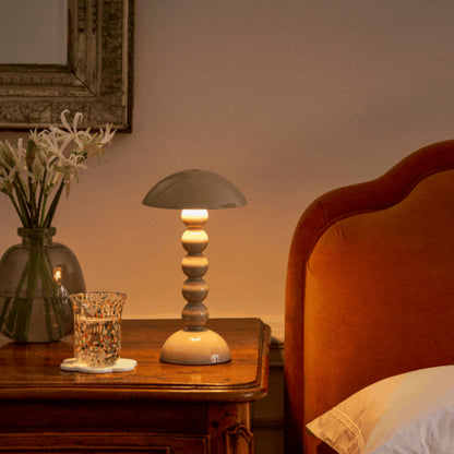 Bobbin LED Lamp Beige