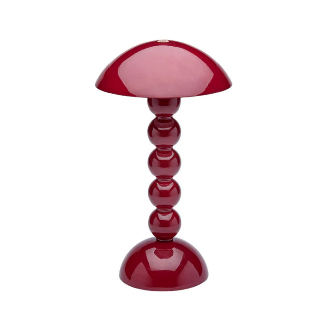 Bobbin LED Lamp Burgundy