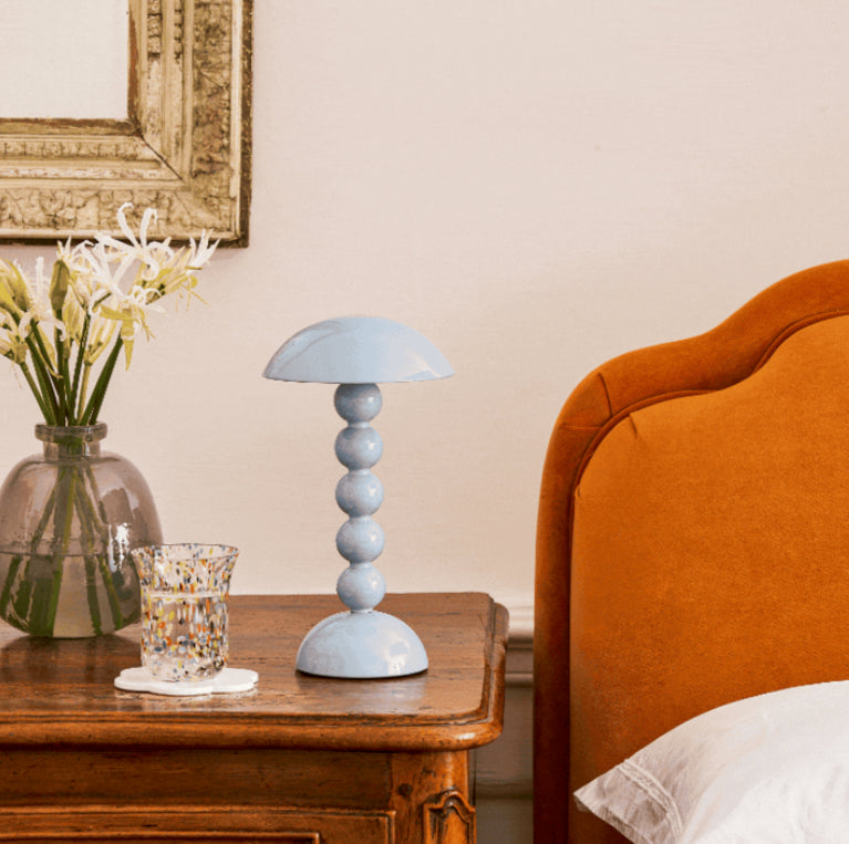 Bobbin LED Lamp Pale Denim