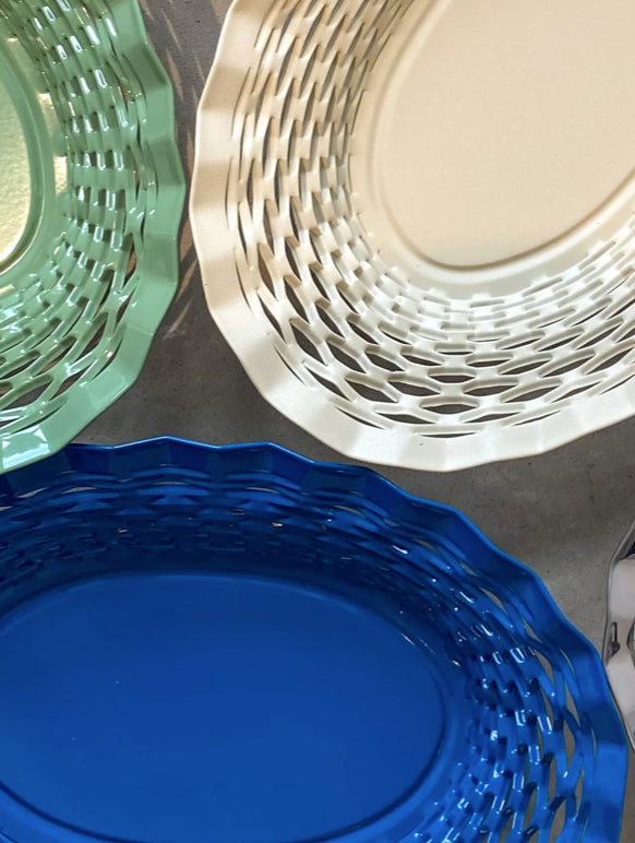 Bread Basket Medium Creme White