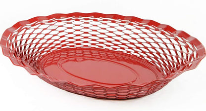 Bread Basket Large Red