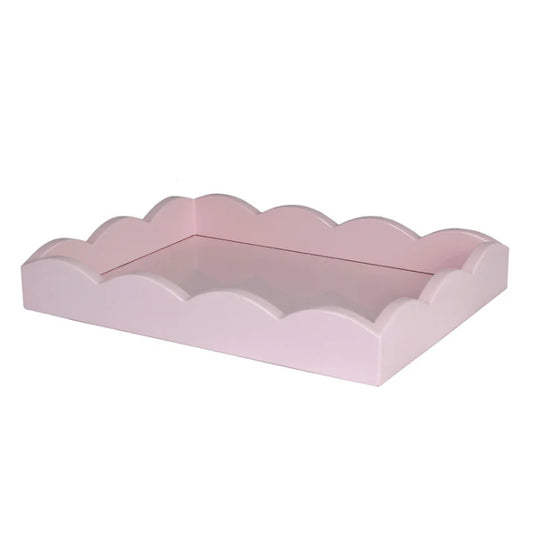 Scalloped Tray Pink