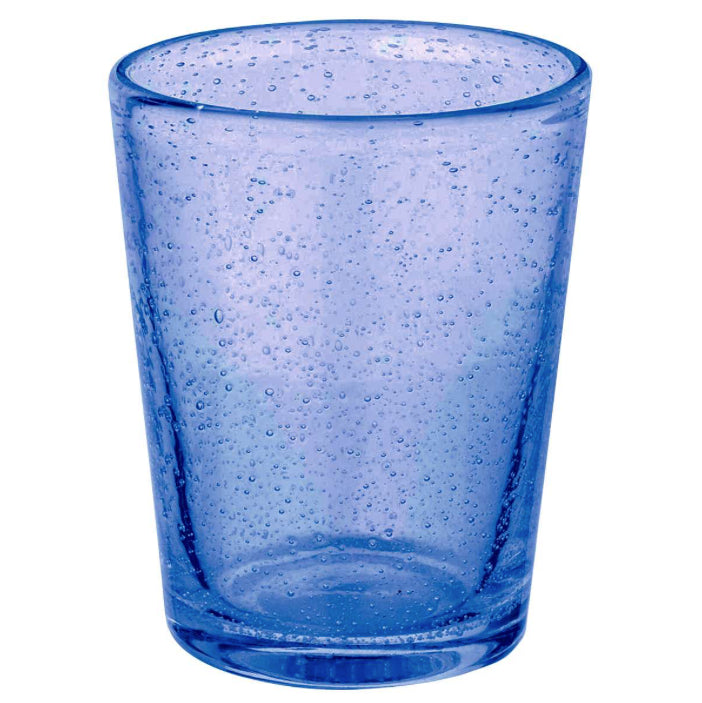 Bubble Water Glass Blue